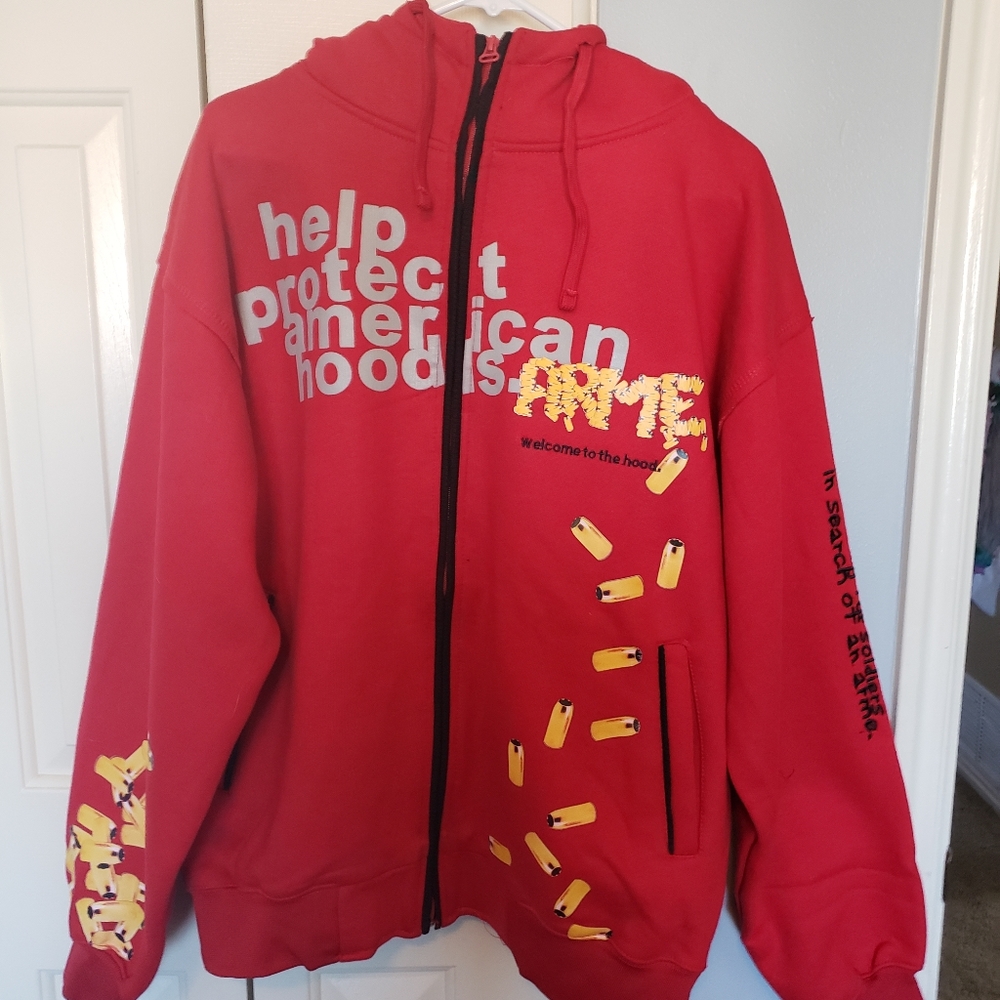 Arme Welcome to the Hood hooded jacket